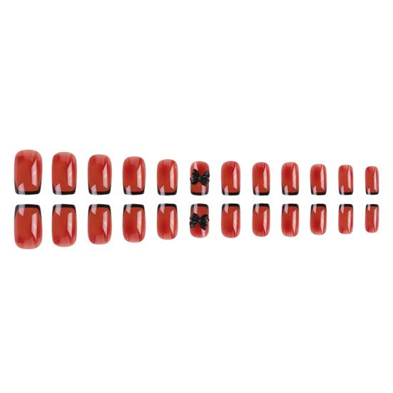 24 ks Umělé nástavce na nehty Odnímatelné rekvizity rozvržení Lehký Užitečný Stiskněte na motýla Plné umělé nehty pro krásu