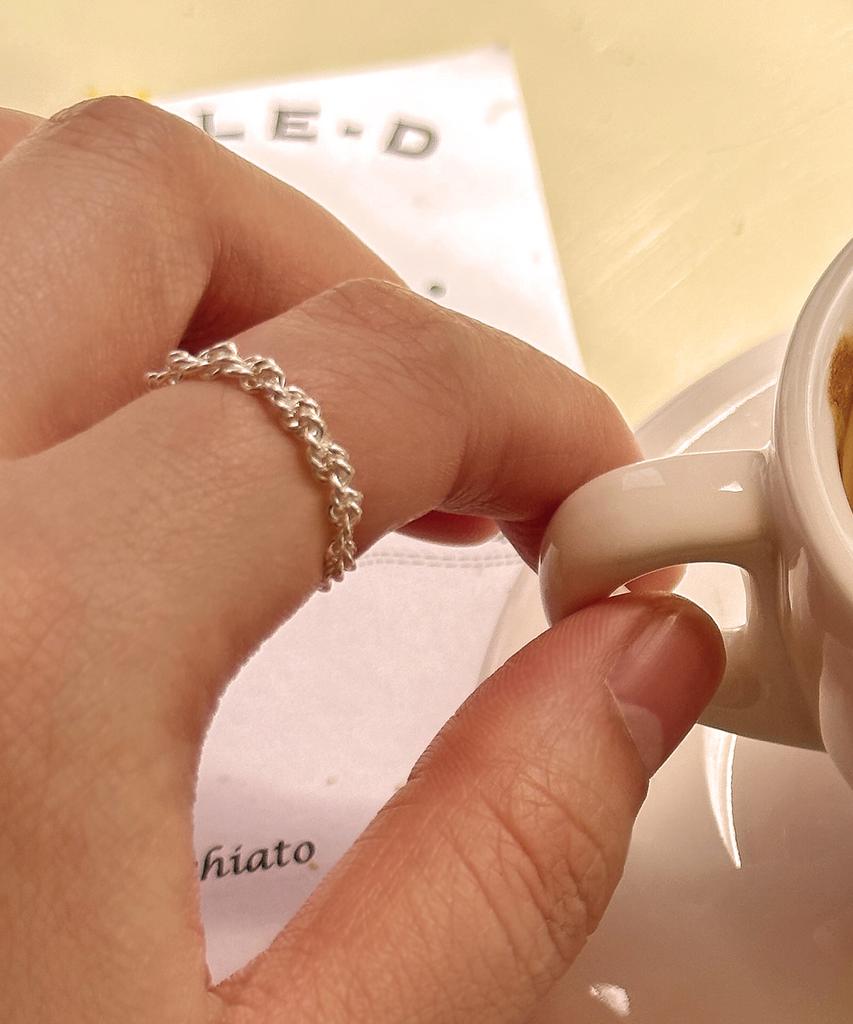 Code.H (Silver 925) Weaving Silver Ring