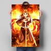 Japanese Anime Demon Slayer Decoration Mural Color Poster Canvas Painting and Living Room Wall Art Prints for Modern Home Decor No Frame