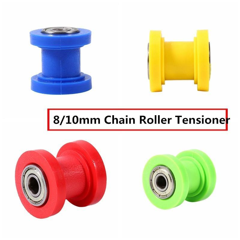 uxcell 10mm Chain Roller Pulley Tensioner Wheel Guide Orange for Motorcycle ATV Quad uxcell 10mm Chain Roller Pulley Tensioner Wheel Guide Orange for Motorcycle ATV Quad