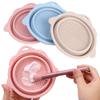 Silicone Makeup Brush Cleaner Folding Powder Puff Cleaning Bowl Eyeshadow Brushes Washing Soft Mat Beauty Tools Scrubber Box