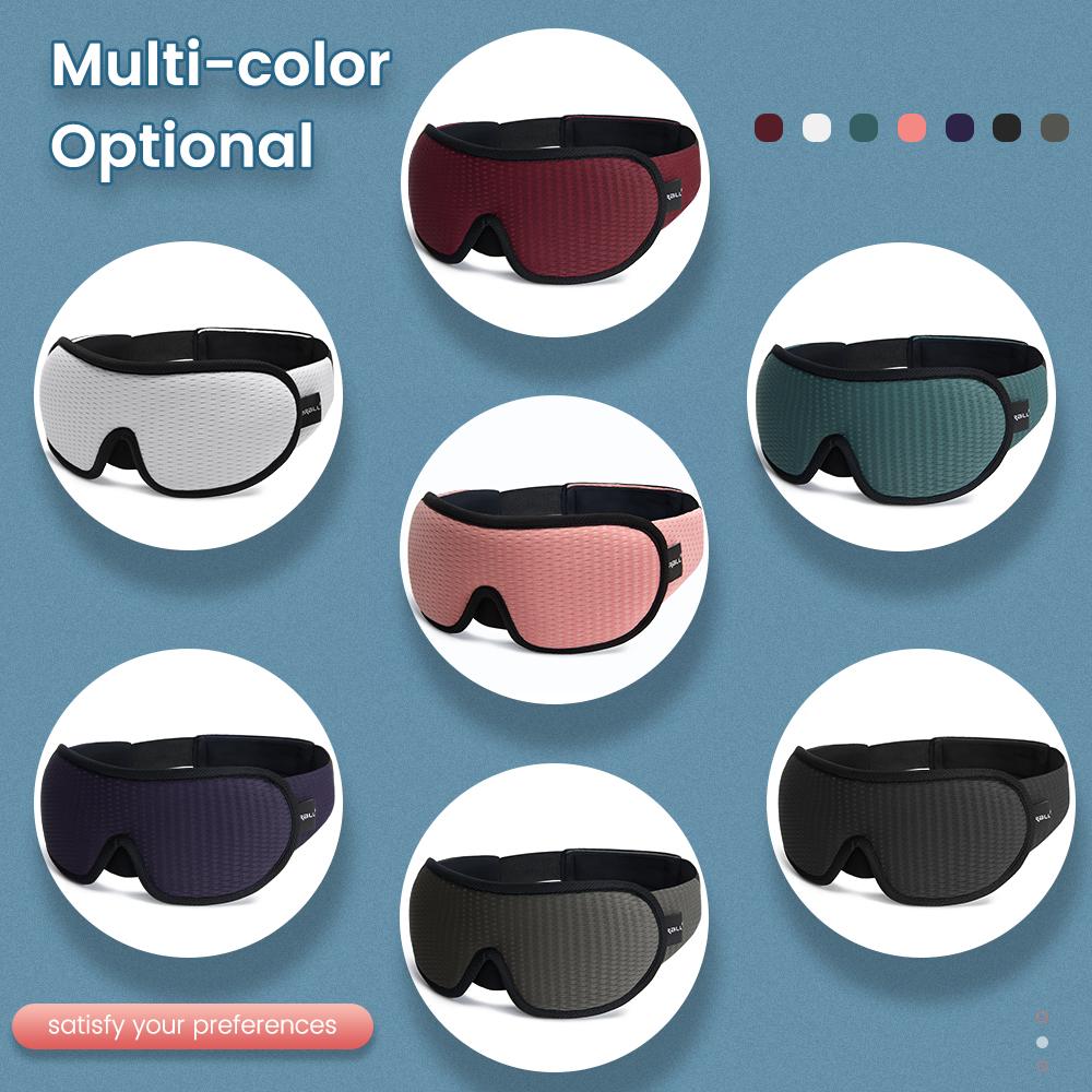 3D Blocking Light Sleep Eye Mask Soft Padded Slaapmasker For Sleeping Aid Eye Mask For Travel Rest Night Breathable Eyepatch
