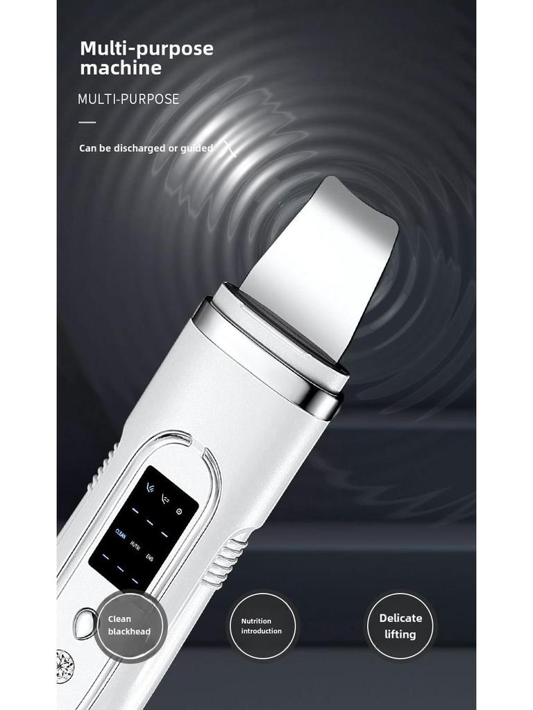Ultrasonic Skin Scrubber & Blackhead Remover - Pore Cleanser & Acne Device.