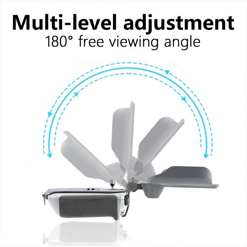 ABS Sun Hood AntiGlare Shield And Screen Protectors For RC2 Remotes Screen Protectors Ensuring Uninterrupted Control