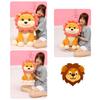 Lion Simba The King Plush Toy Cartoon Sunflower Lion Stuffed Pillow Gifts Kids