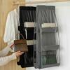 6/8 Pockets Hanging Purse Organizer Foldable Handbag Organizer Wardrobe Closet Space Saving Organizers for Family Closet Bedroom
