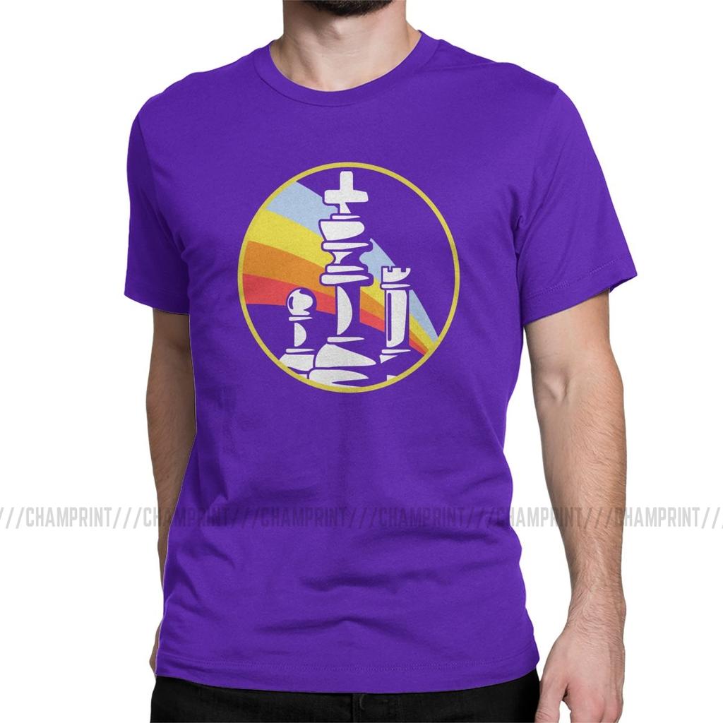 Chess Tournament Men T Shirt Intellectual Game Player Novelty Tee Shirt Short Sleeve Crew Neck T