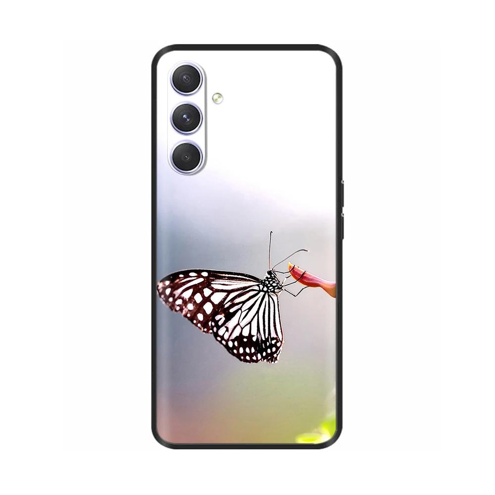 For Samsung Galaxy A34 Case 5G SM-A346B Soft Silicone TPU Phone Case For Samsung A54 5G Back Cover GalaxyA54 A 54 Bumper Para