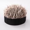 Fluffy Adult Women Unisex Fun Short Hair Caps Camouflage Hat Wigs Beanie Wig Hat Fake Hair Hat