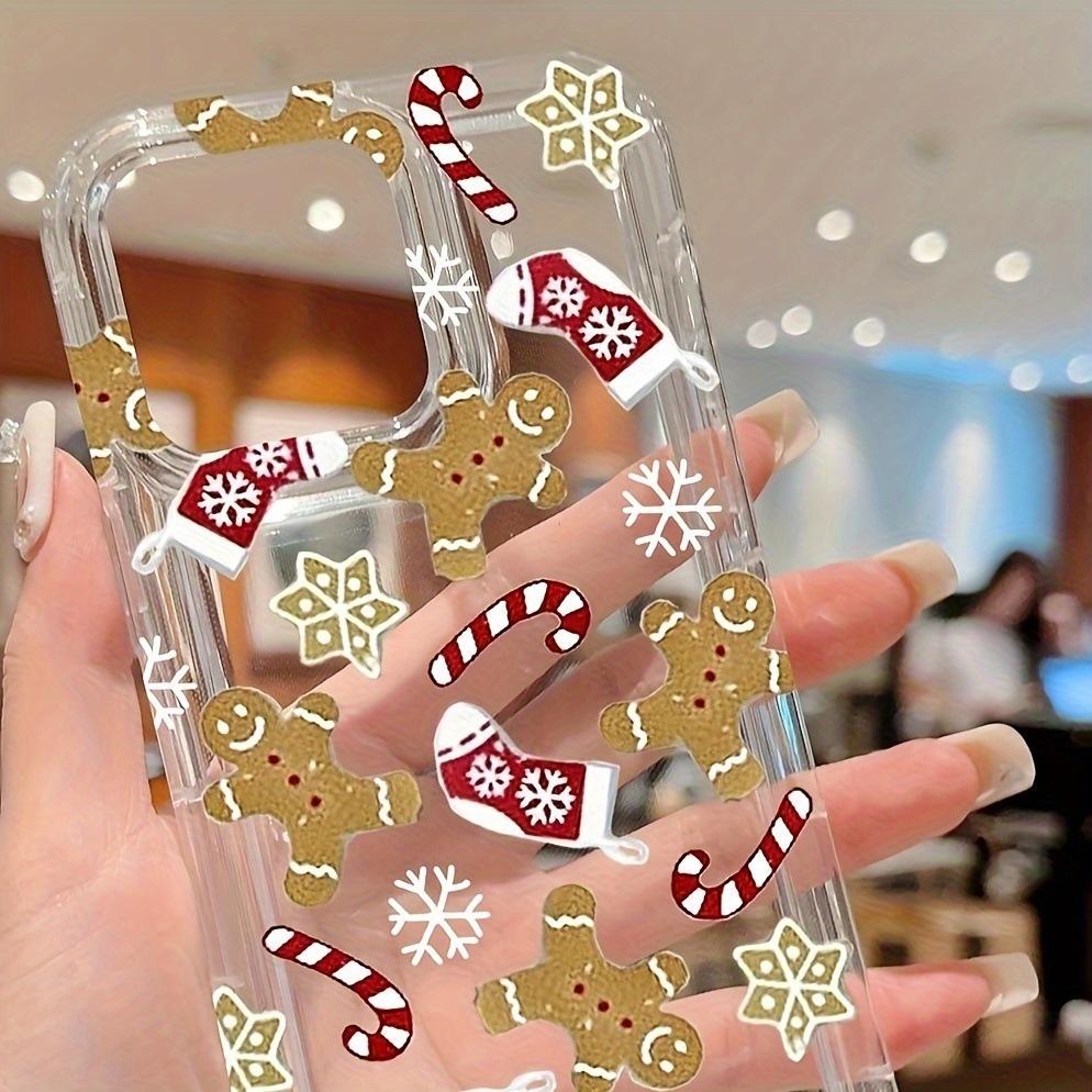 Applicable to Apple 15pro/14/13 premium sense 12 gingerbread man iPhone mobile phone case 16pro anti-drop matte 11