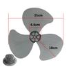 Inches Leaves Nut Cover Pedestal Plastic Fan Blade