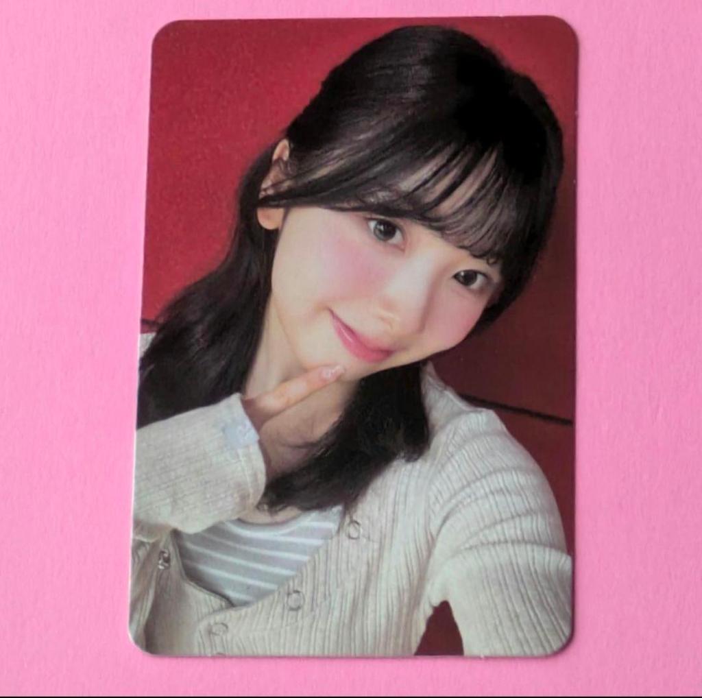 [USED] Miihi NiziU LOVE LINE Pre-recorded Sanoku Trading Card