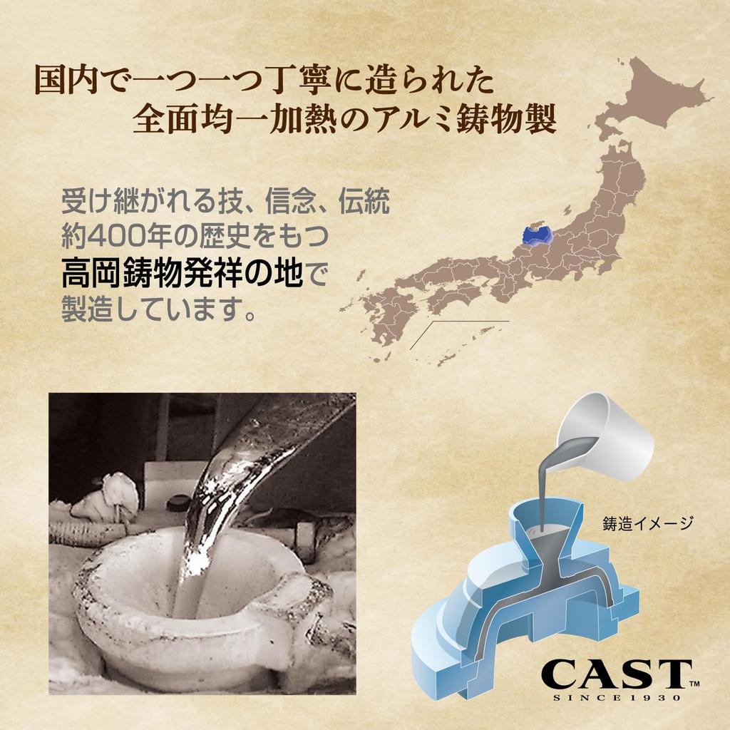 Hokuriku Aluminum Nobori Tamagoyaki 13 x 19cm Made of cast aluminum For gas fire only Made in Japan