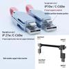 2024 Zinc Alloy Magnetic Fast Charge 4-in-1 Type C PD60W Cable Power Bank