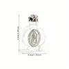 1Pc Holy Water Our Lady of Guadalupe Bottle Religious Cross Bottle Christian Virgin Sculpture Bottle Holy Water Bottle