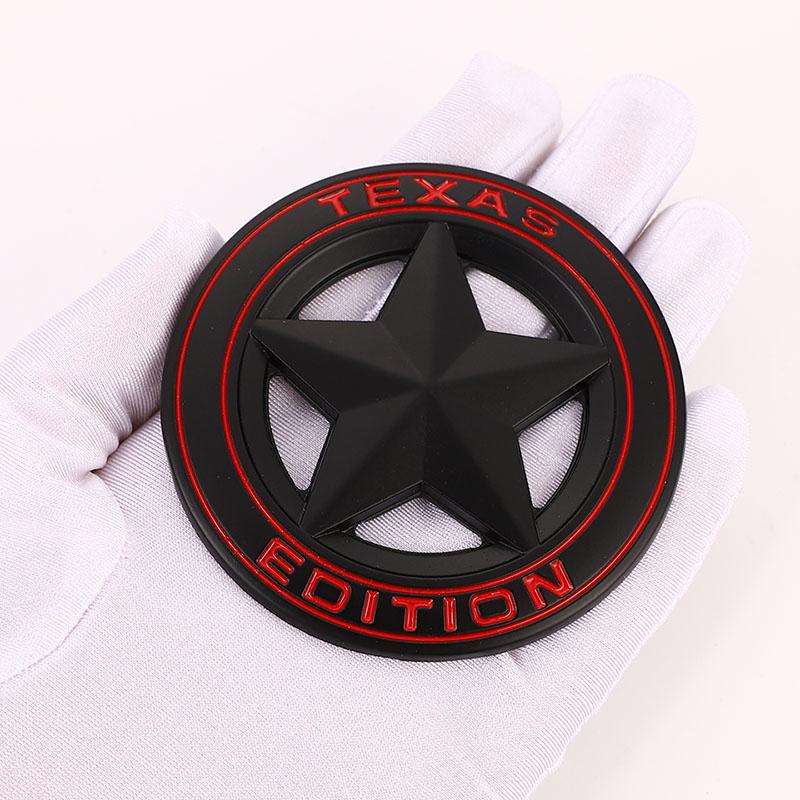 Texas Edition Logo Car Badge Emblem Decal Sticker for Wrangler Compass Grand Cherokee Patriot Liberty Renegade Commander