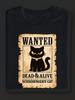 T-shirt Affiche de recherche Chat de Schrödinger et t-shirt enfant – Chat Mort et Vivant T-shirt Physique Drôle et t-shirt enfant – T-shirt Humoristique Science Quantique