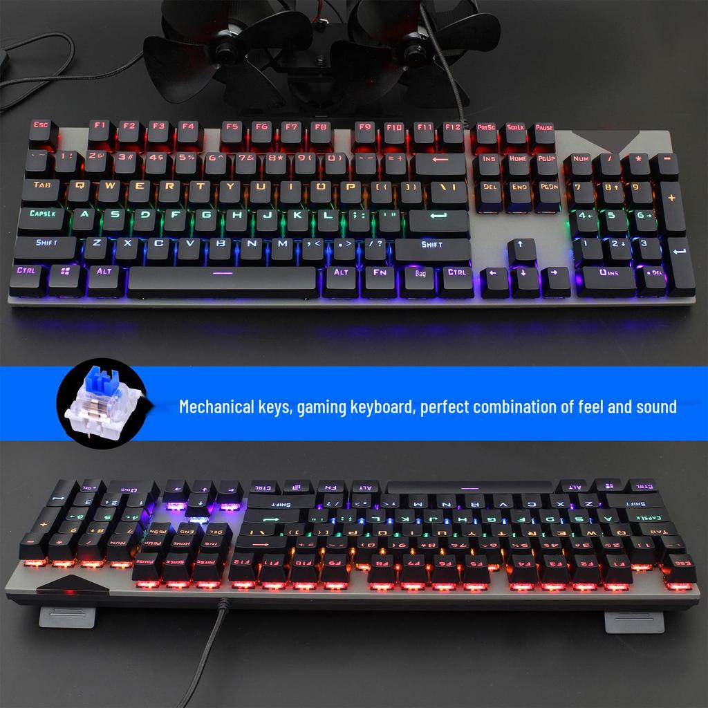 ROB High-Performance Wired Luminous Mechanical Gaming Keyboard