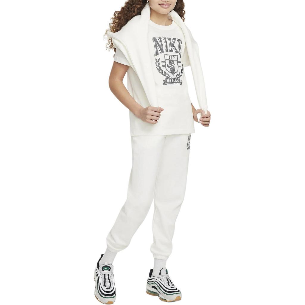 Kids' Nike Knitted Sweatpants Sportswear Sail White FZ4720-133