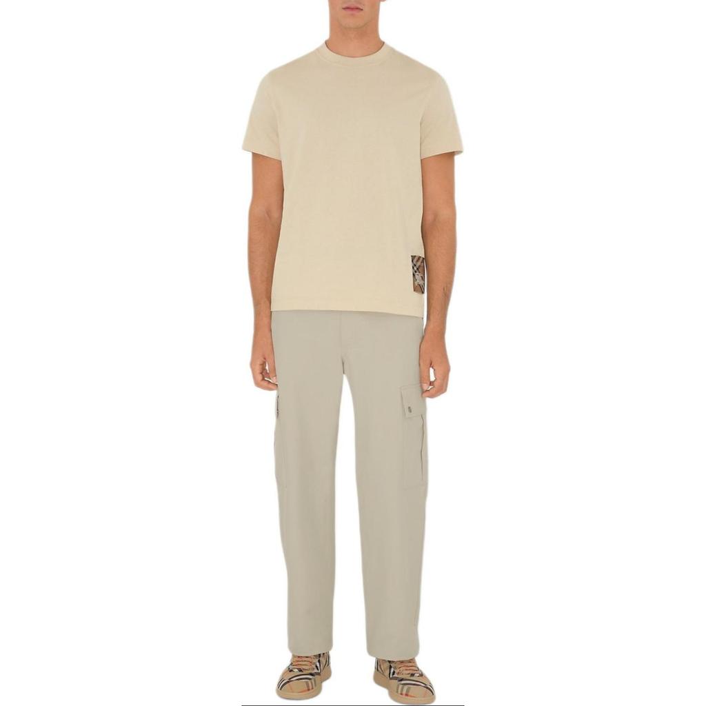 Burberry Check Label Cotton T-shirt 81035081
