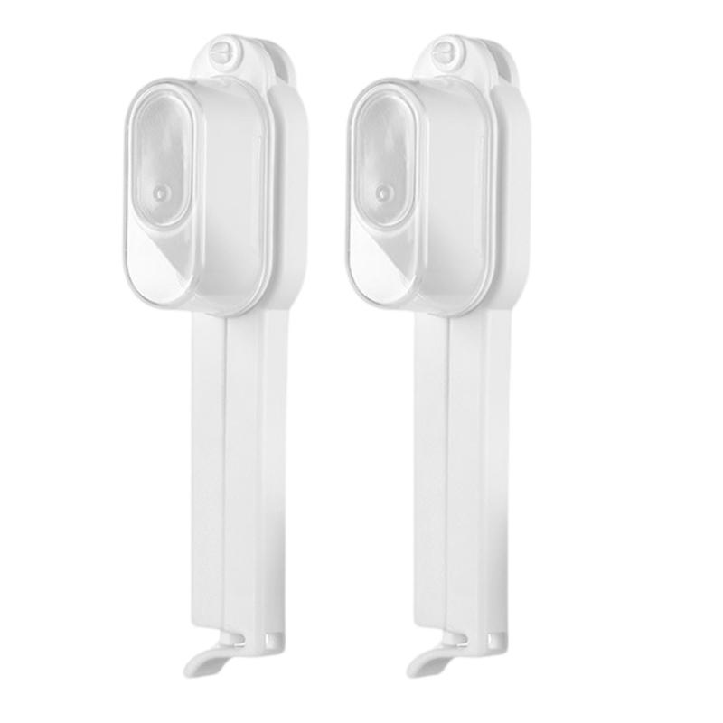 2 шт Зажимы для пакетов для консервирования продуктов влагостойкие зажимы с крышкой пластиковые запечатыватели для закусок кухонные принадлежности 1 716₽