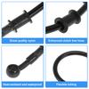 Motoforti 70cm Motorcycle Brake Clutch Oil Hose Line  Black