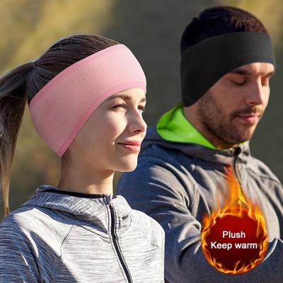 Winter Herbst Sport Stirnbänder Männer Frauen Wärmer Polar Fleece Radfahren Wandern Ski Sport Ohren Stirnband Winddicht Kälte Beweis