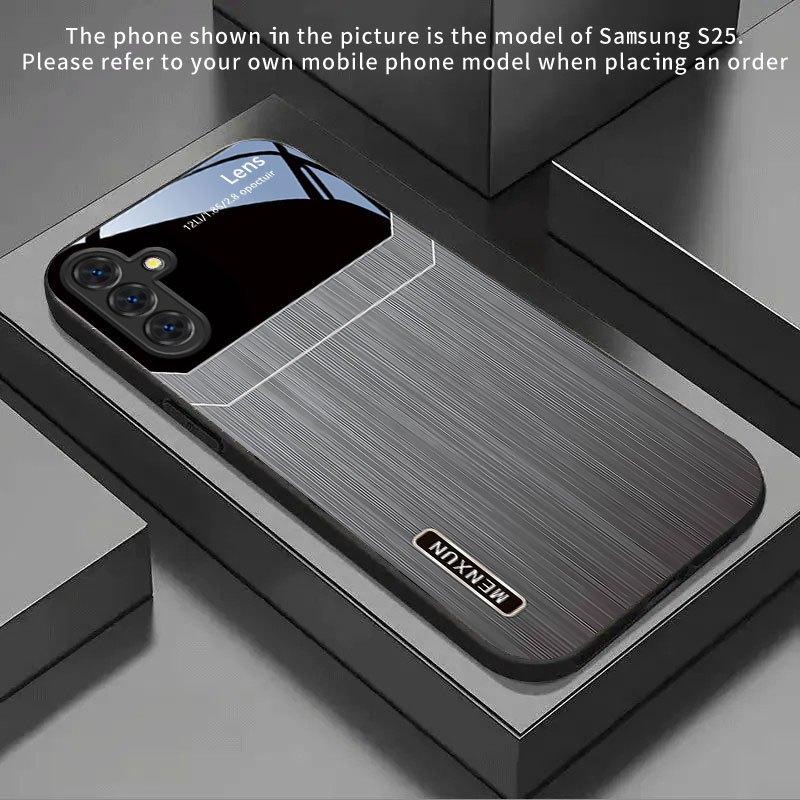 Simplicity fashion phone cases s26 ultra case Glass Phone Case for Samsung Galaxy S26 S25 S24 S23 S22FE Ultra Plus For Men Girls