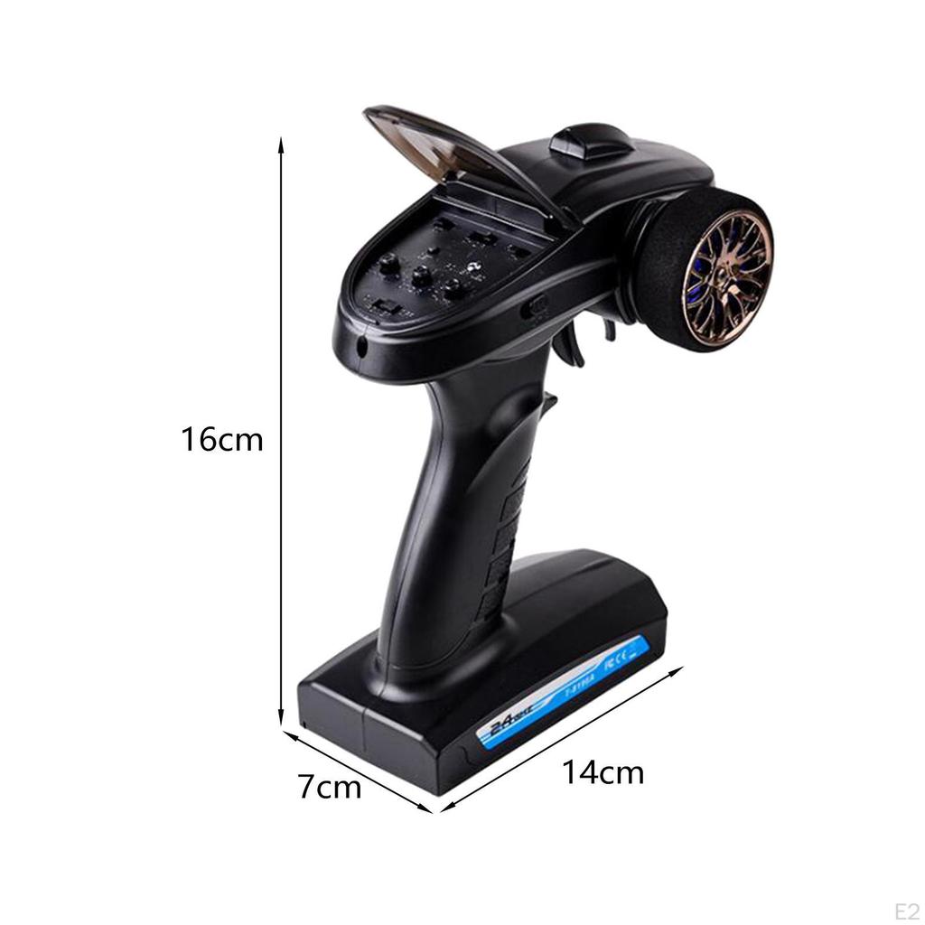 RC Transmitter Receiver 2.4 Parts Turn To D/R Throttle Steering 3 Channels Radio System