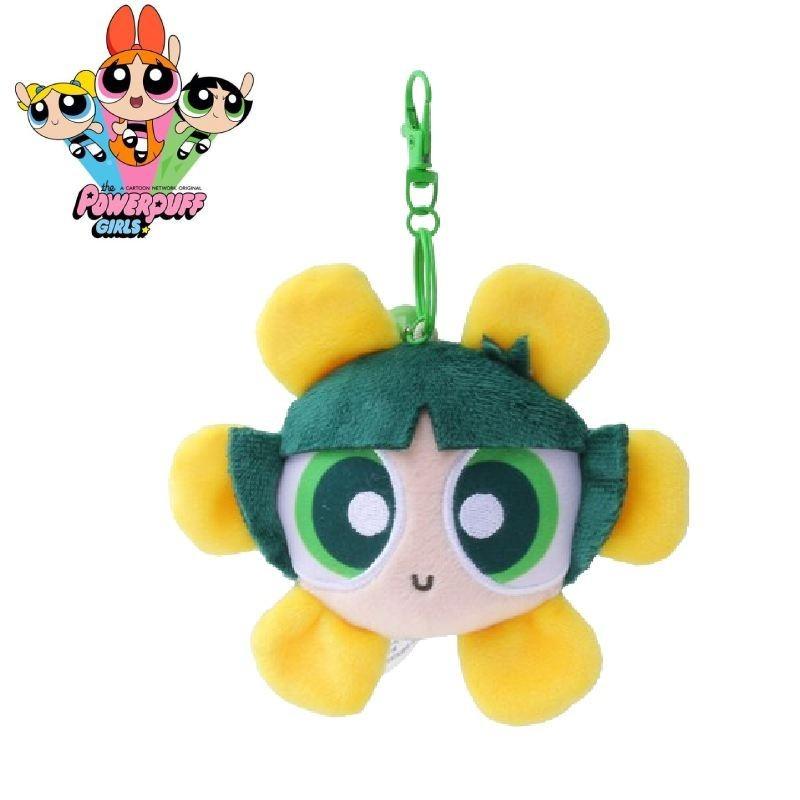 Adorable Blossom Powerpuff Girls Plush Keychain Cute Cartoon Flower Shaped Gift 12cm
