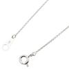 Shop Silver 925 Natural Stone Simple Small Circle Necklace for Women Garnet [Accessory Piena]