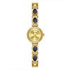 NEW Luxury Circular Dial Women's Watch Lucky Natural Jade Colorful Jewelry Quartz Ladies Wristwatch Waterproof Watches for Women
