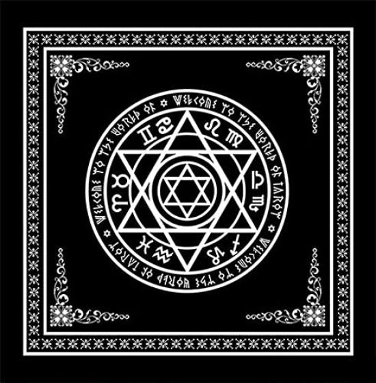 KUROP Tarot Cloth Tarotové ubrusy typy tarotů (4 netkaná textilie)