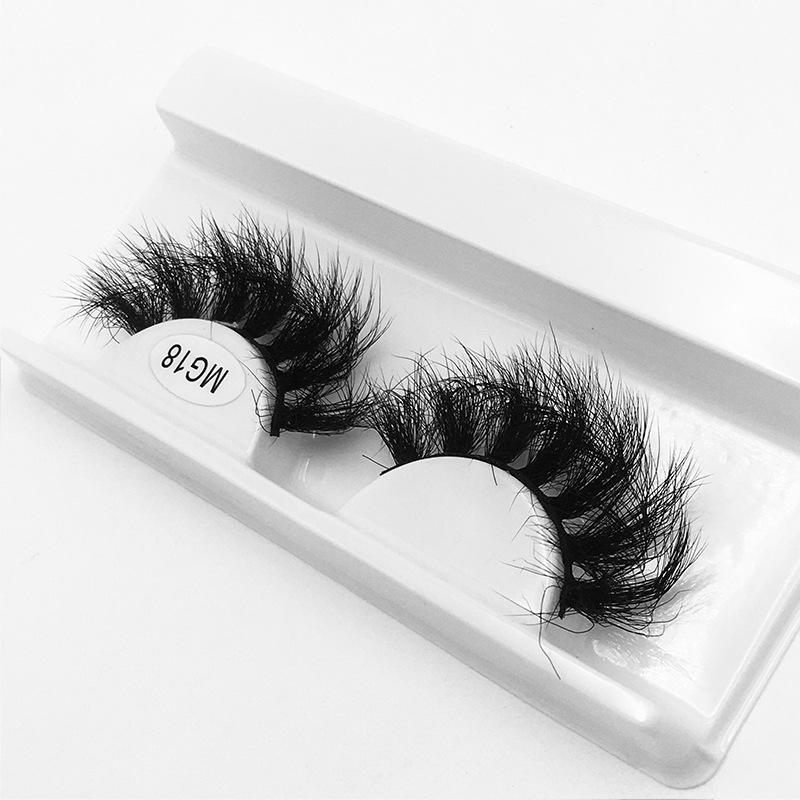 8D False Eyelashes 1 Pair Of Simulated Natural Thick Curled Grafted Eyelashes