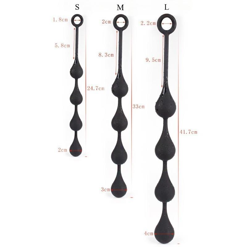 Super Long Anal Beads Anal Plug Prostate Massage Big Butt Plug Vaginal Balls Stimulation Pull Bead Dildo Deep Anal Sex Toy