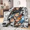 How To Train Your Dragon Vivid 2D Print Flannel Blanket, Cartoon Figures for Couch, Warm Home Decor Travel Picnic Rug_LIAN