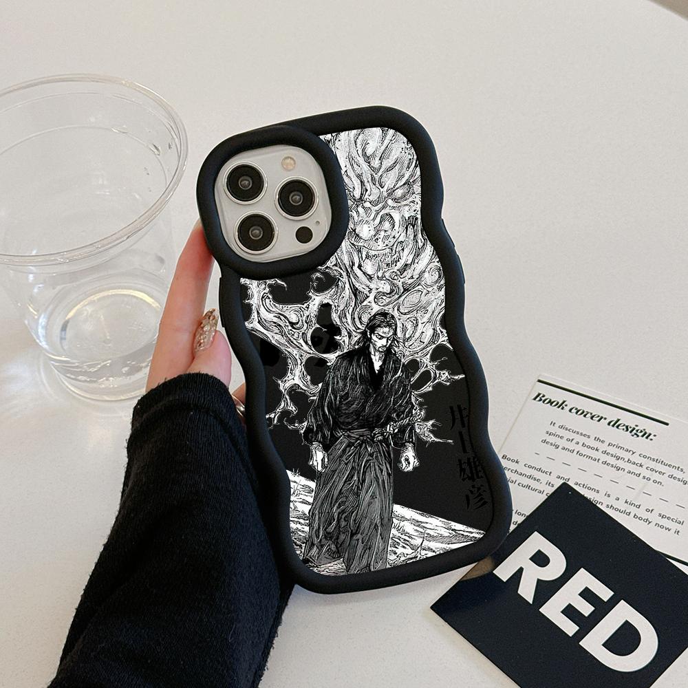 

Japan Manga Vagabond phone case For Samsung Galaxy S25 S23 S24 S22 A06 A55 A15 A54 Ultra Plus Fe Wave Side Cover Samsung S24Ultra