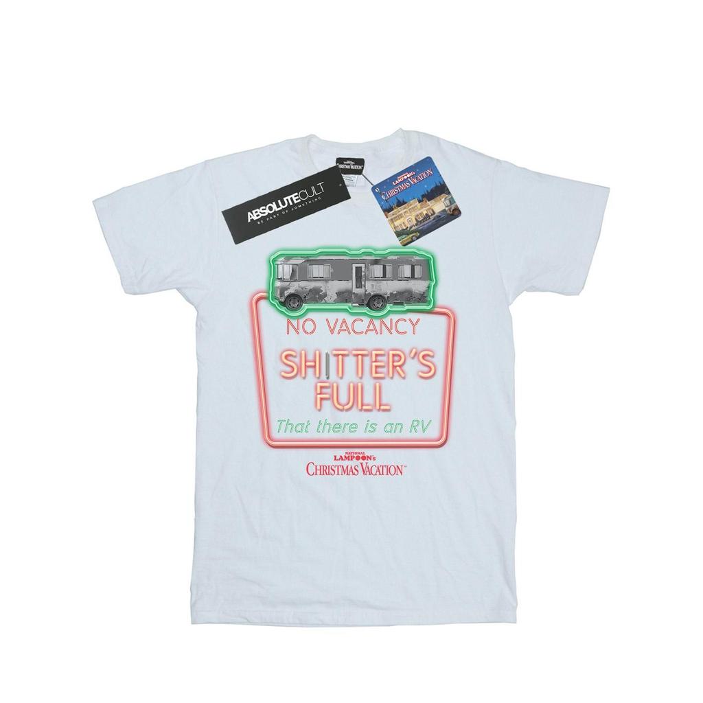 National Lampoon´s Christmas Vacation Mens Greyscale No Vacancy T-Shirt