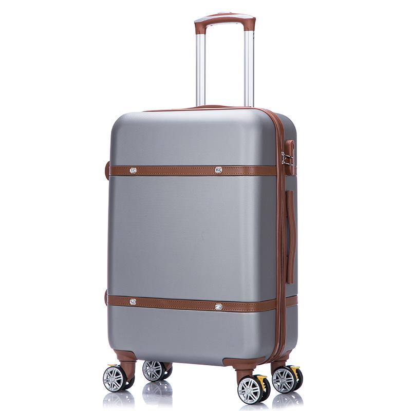 Retro Large Capacity Suitcase with Universal Wheels, Trolley Cabin Luggage for Men and Women