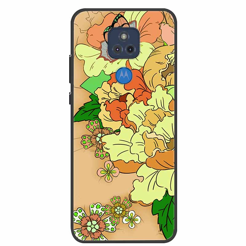 For Moto E7 Plus Case Bumper Silicone TPU Soft Phone Cover Case For Motorola E7 Plus Cartoon Funda E 7 Plus Shockproof Coque
