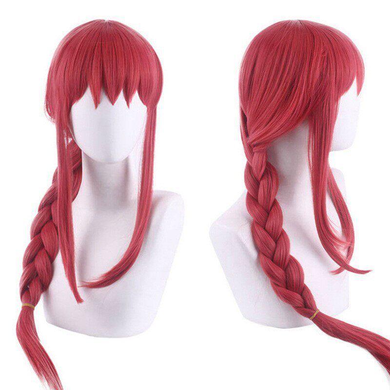 Chainsaw Man Makima Cosplay Costume Full Set Anime Costume in Stock Majima [Wig] XXL