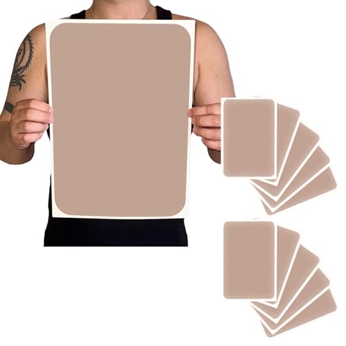 

sac taske Tattoo Concealer Stickers, Waterproof Tape, Extra Large, B4 Size (Black, Set of 10, B4 Size)