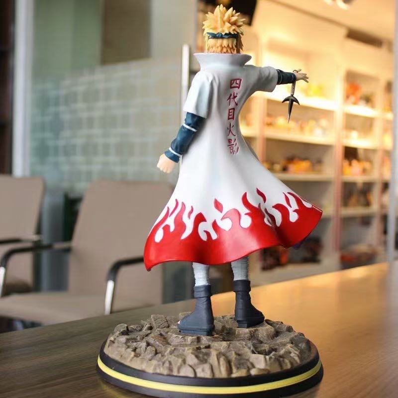 30cm Anime Naruto Namikaze Minato GK PVC Actionfigur Statue Sammlermodell Kinderspielzeug Puppe Geschenke