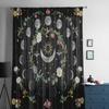 Månskensblomma Vintage Tarot Stjärnor Voile Skira Gardiner Vardagsrumsfönster Tyllgardin Kök Sovrum Draperier Heminredning