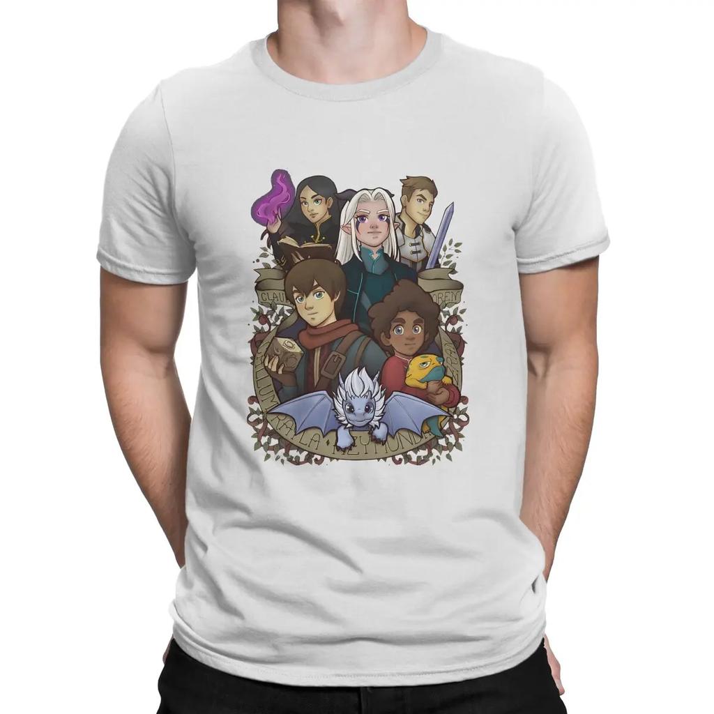 The Future King Herren T-Shirts T-The Dragon Prince Cartoon Crazy T-Shirt Kurzarm Rundhals T-Shirt Baumwolle Geschenkidee Oberteile