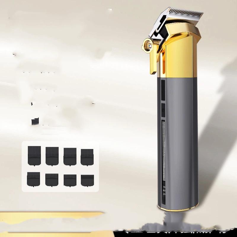 New electric clipper hair salon barber shop special charging pusher hair clipper professional razor clipper stainless steel cutter head