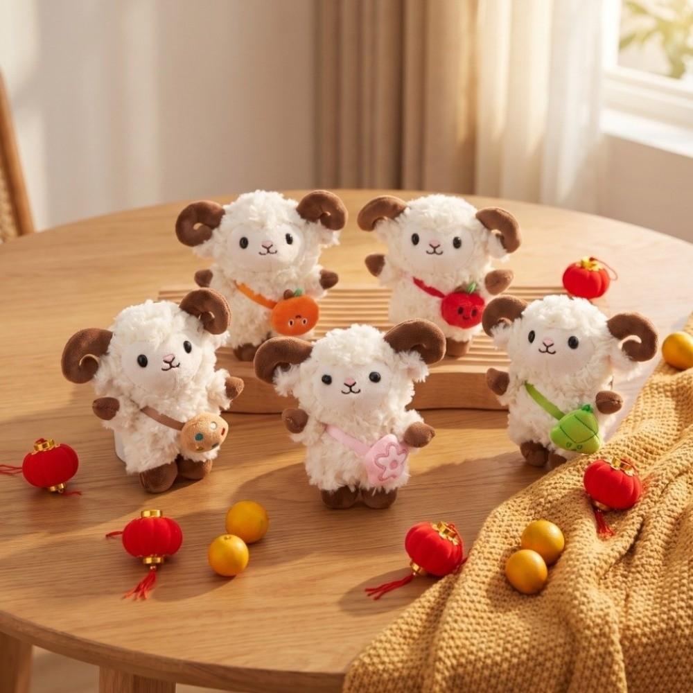 Sheep Sheep Plush Pendant Lamb Soft Lamb Doll Ornament Mini Sheep Plush Keychain  Children Toys