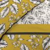 Parure de lit - EDEN - Marjolaine - 240 x 260 cm - 100% coton - motif feuilles ocre