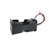10pcs 4 Solts AA Battery Holder 6V 1.5V for AA Batteries Black Plastic Storage Box Case Dual Layers with 2pin Cable Connector