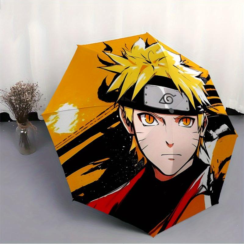 1pc Naruto Uzumaki Windproof Automatic Umbrella, Lightweight for Women/Men, Perfect Christmas Gift a0811226